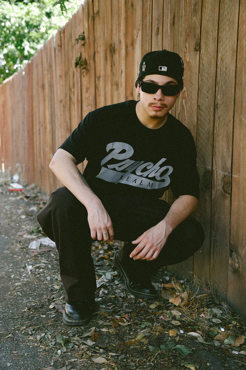 the psycho realm- base ball tee