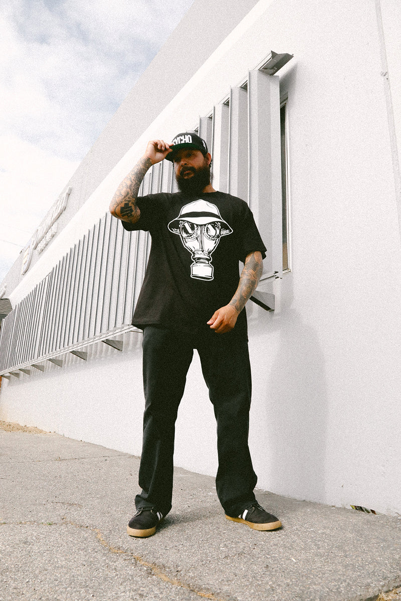 GAS MASK TEE- THE PSYCHO REALM 