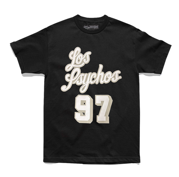 Los Psychos Rare Throwback Tee (BLACK)
