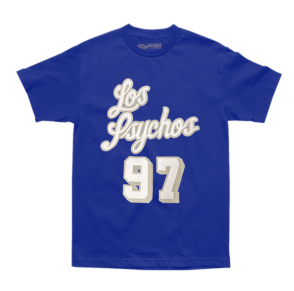 Los Psychos Rare Throwback Blue Tee "Very limited amount"