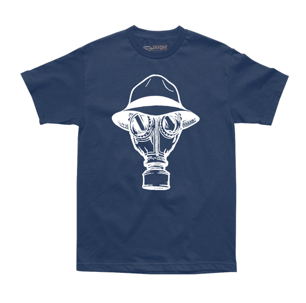 Gas Mask Tee (BLUE)