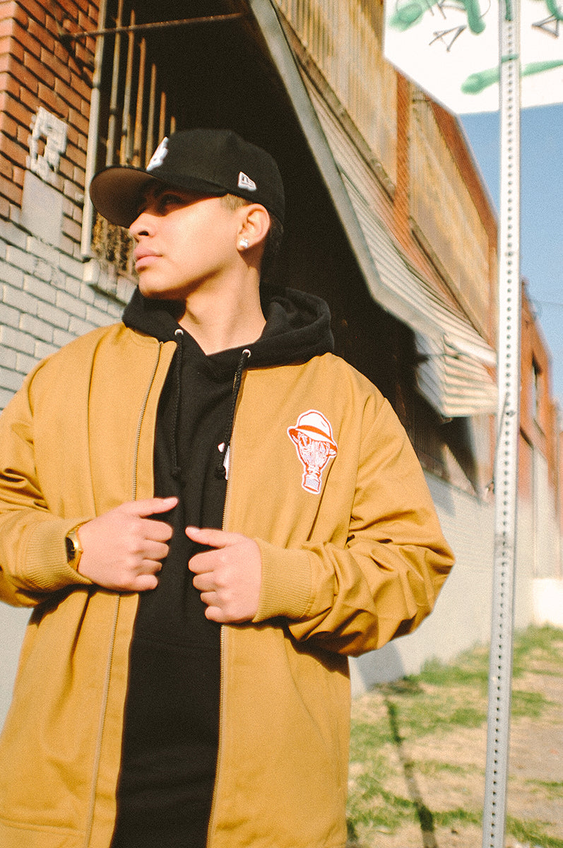 PSYCHO CITY BOMBER JACKET (SAND)