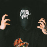 Double sided Gas Mask Face Psycho Realm logo