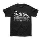 PSYCHO REALM SICK AND INFAMOUS T-SHIRT