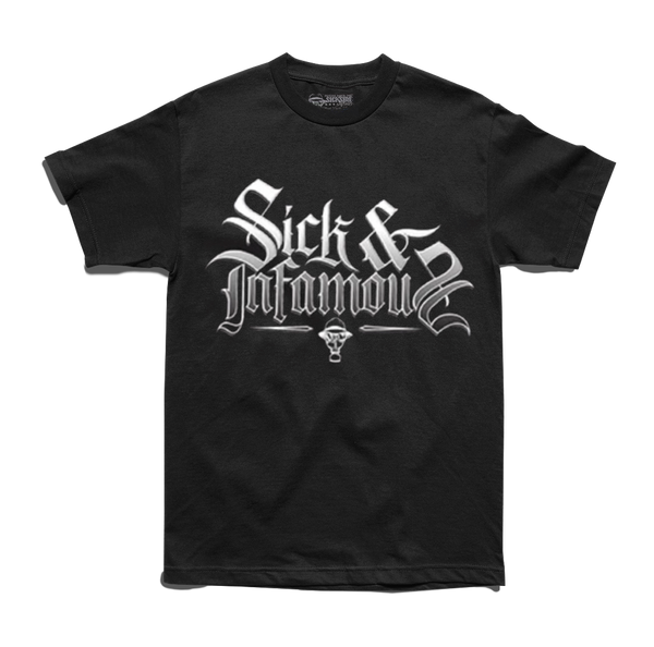 PSYCHO REALM SICK AND INFAMOUS T-SHIRT