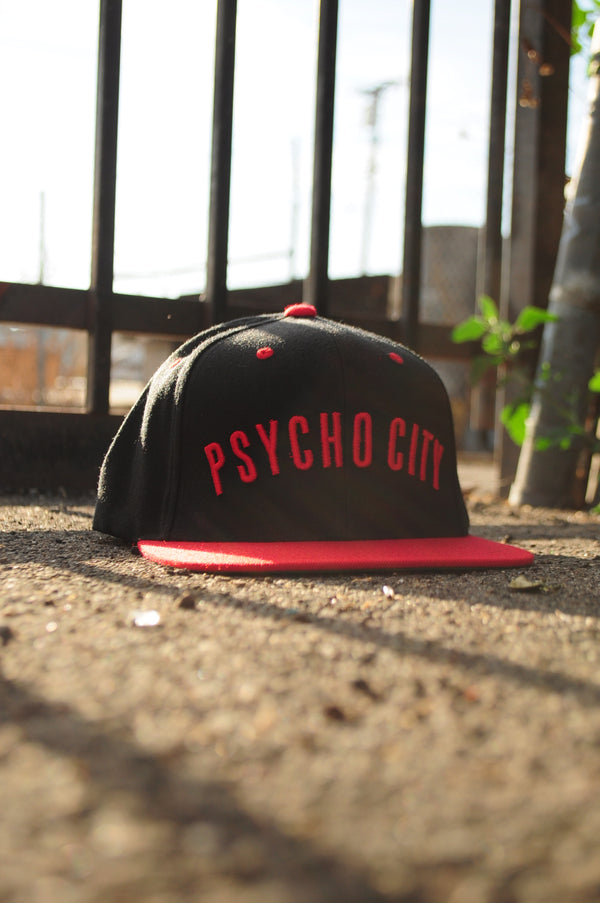 Psychocity-Red Snapback 