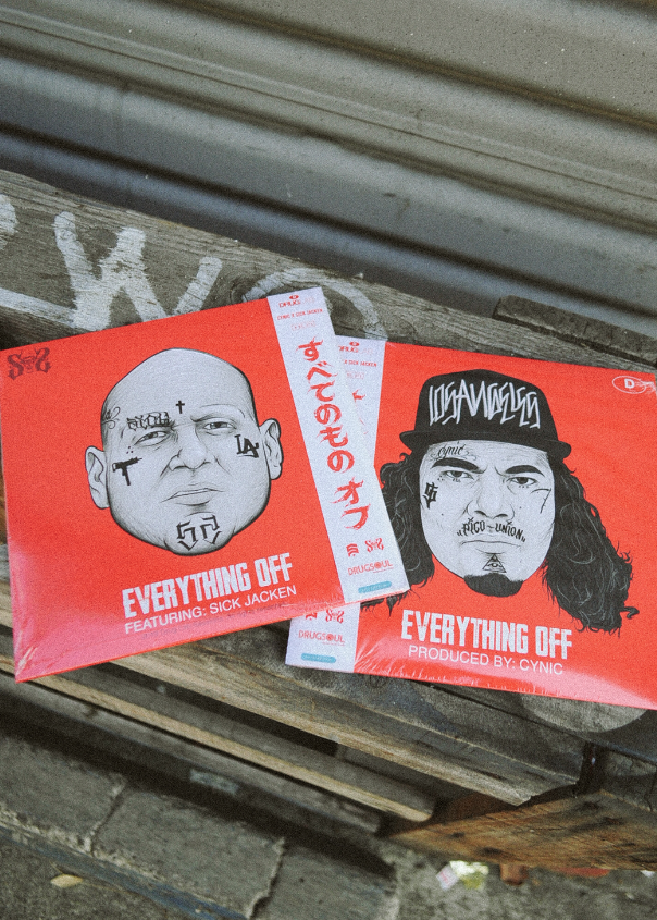 Rare full color print "Everything" Off vinyl, SICK JACKEN side
