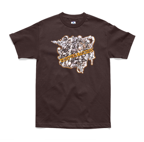 WorldWide Sick Symphonies - Brown tee