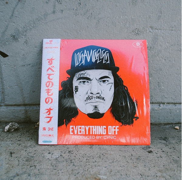 Rare full color print "Everything Off" vinyl, CYNIC side