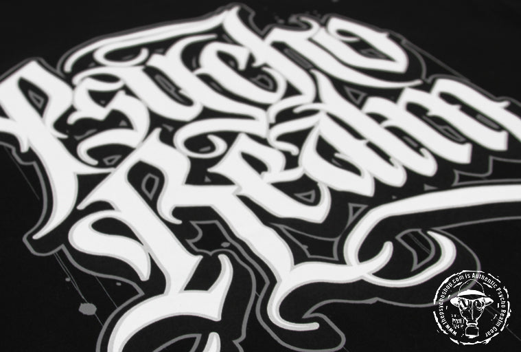 Psycho Realm x Black letter