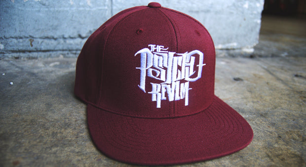 Psycho Realm - Classic (Burgundy) Snapback Hat