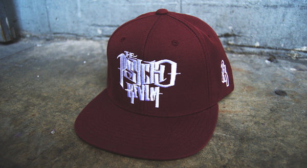 Psycho Realm - Classic (Burgundy) Snapback Hat