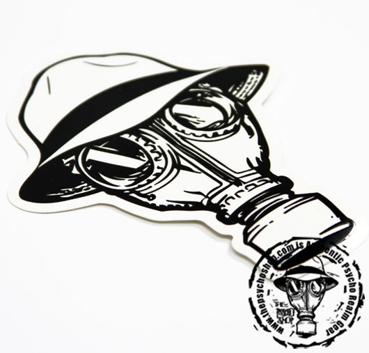 PSYCHO REALM GAS MASK STICKER