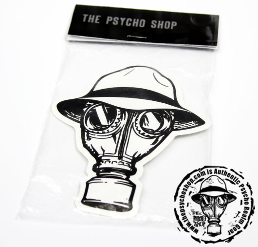PSYCHO REALM GAS MASK STICKER