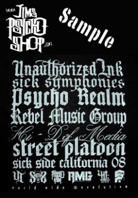 Psycho Realm/Big Tiny Revolution Shirt