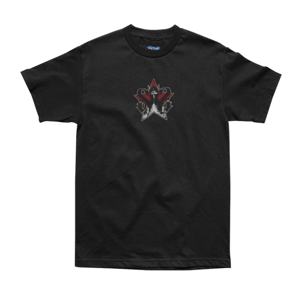 Sick Symphonies Hood Star Tee in Black