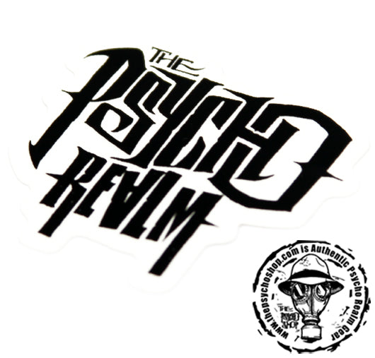 THE PSYCHO REALM LOGO STICKER