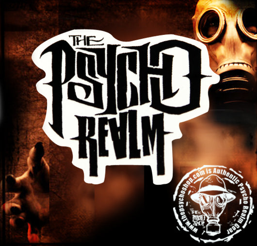 THE PSYCHO REALM LOGO STICKER