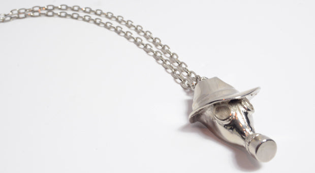 Psycho Realm - Silver Gas Mask Chain
