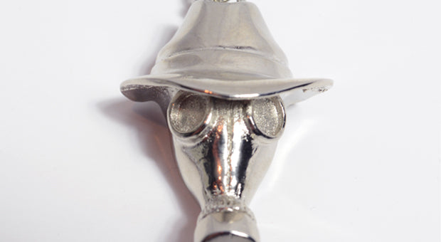 Psycho Realm - Silver Gas Mask Chain