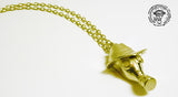 Psycho Realm - Gold Gas Mask Chain