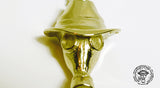 Psycho Realm - Gold Gas Mask Chain
