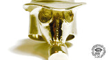 Psycho Realm - Gold Gas Mask Ring