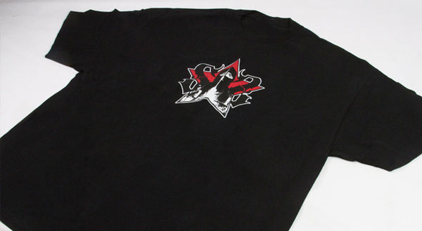 Sick Symphonies Hood Star Tee in Black